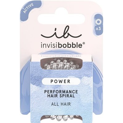 Invisibobble Power Performance Hair Spiral 3 ks, Crystal Clear – Zboží Mobilmania
