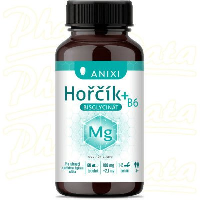 Anixi Hořčík Bisglycinát + B6 60 tobolek – Hledejceny.cz