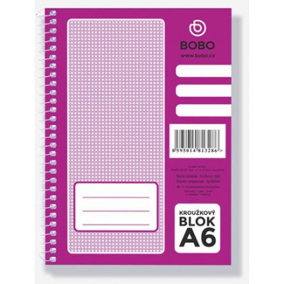 BOBO BLOK Blok s boční vazbou A6 linka 50 listů – Zboží Živě