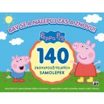 Samolepkové album Bav se a nalepuj zas a znovu Peppa Pig – Sleviste.cz