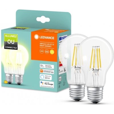 Ledvance SADA 2x LED Stmívatelná žárovka SMART+ A60 E27/6W/230V 2700K – Zbozi.Blesk.cz