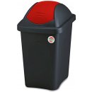 STEFANPLAST Koš odpadkový výklopný 30 l MULTIPAT červený
