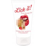 Lick it! 2in1 edible Lubricant champagne-strawberry 50 ml – Zbozi.Blesk.cz