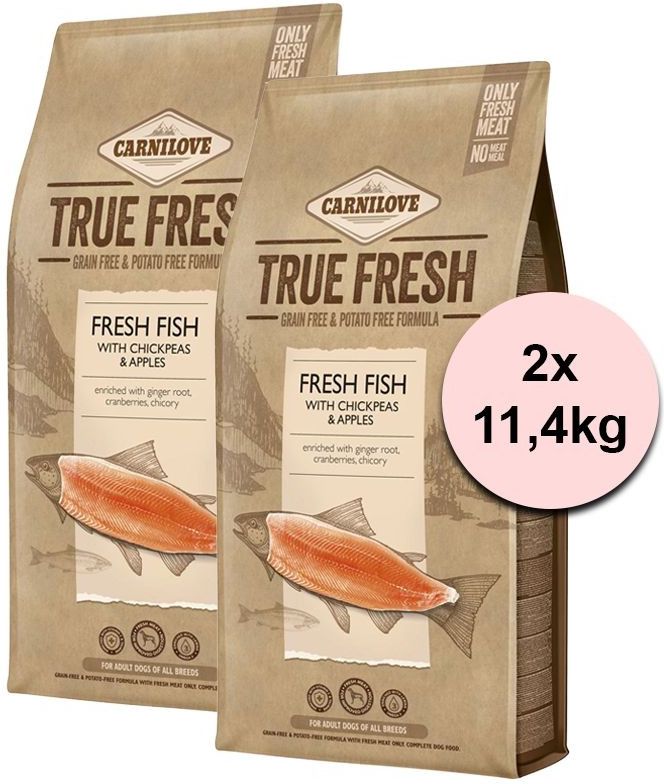 Carnilove True Fresh Fish for Adult dogs 2 x 11,4 kg