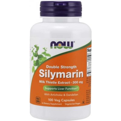 Now Foods Silymarin Double Strength 300 mg 100 kapslí