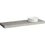 Laufen Arun umyvadlová deska 1600 s výřezem vpravo H4191431517701 – Sleviste.cz