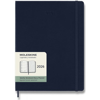 Moleskine B5 týdenní 2026 modrý – Zboží Dáma