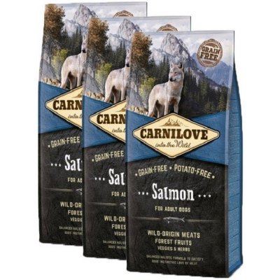 Carnilove Dog Salmon for Adult 3 x 12 kg – Zbozi.Blesk.cz