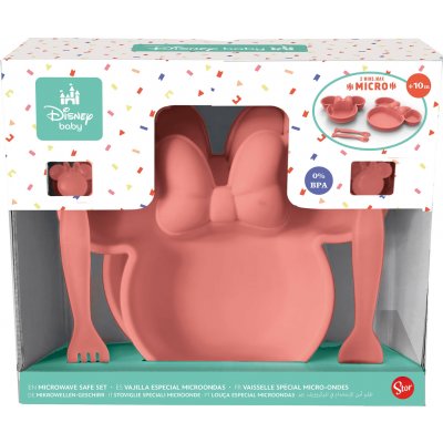 STOR Dětská jídelní sada Minnie Mouse 4 ks – Zboží Dáma
