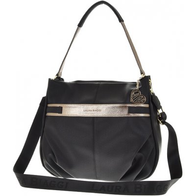 Laura Biaggi kabelka LA1152/1 černá – Zboží Mobilmania