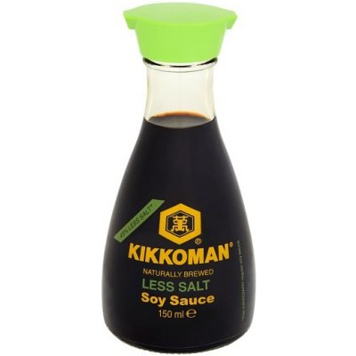 Kikkoman sójová omáčka s nižším obsahom soli 150 ml – Zboží Dáma