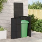 OMAXI Polyethylen 65 x 80 x 115 cm Černá – Zboží Mobilmania