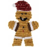Clayre & Eef Třpytivá vánoční ozdoba perníček s čepicí - 22*2*33 cm – Hledejceny.cz