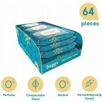 Beggs vlhčené splachovatelné ubrousky 12 x 64 ks – Hledejceny.cz
