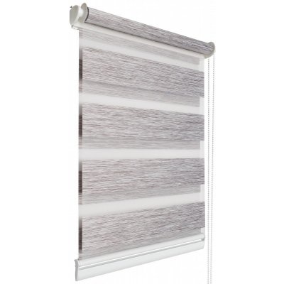 GARNÝŽE-HEBR Roleta Den a noc - Šedá - 48x150cm – Sleviste.cz