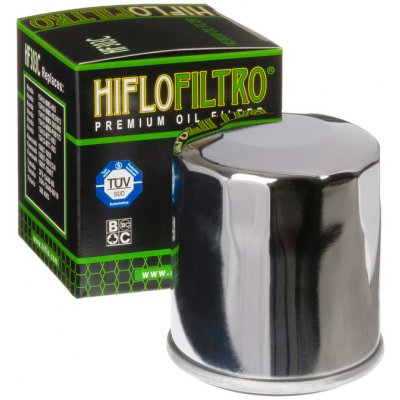 HIFLO olejový filtr HF 303 chromovaný HONDA/ KAWASAKI/ YAMAHA (50) – Hledejceny.cz