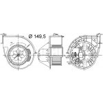 vnitřní ventilátor MAHLE ORIGINAL AB 83 000S (AB83000S) | Zboží Auto