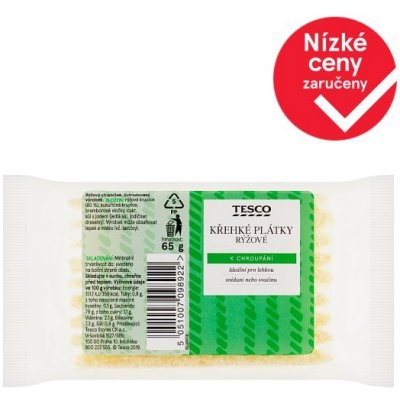 Tesco Křehké plátky rýžové 65 g – Hledejceny.cz