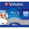 8 cm DVD médium Verbatim BD-R 50GB 6x, jewel, 1ks (43735)