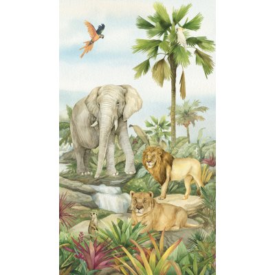 Textilní závěs JUNGLE FCS L 7179 - 140 x 245 cm – Hledejceny.cz