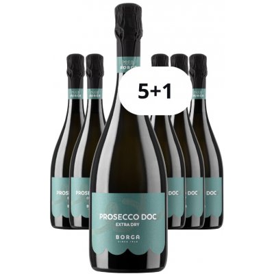 Cantine Borga Prosecco Spumante Extra Dry 11% 0,75 l (holá láhev) – Hledejceny.cz