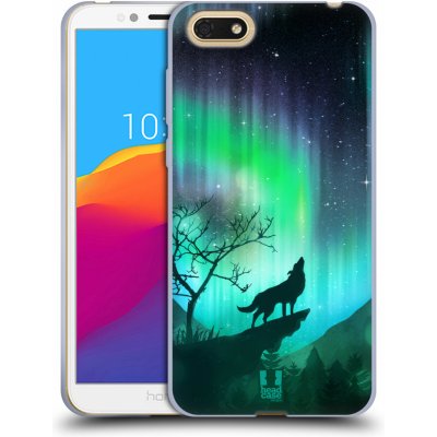 Pouzdro HEAD CASE Huawei Y5 2018 POLÁRNÍ ZÁŘE VLK