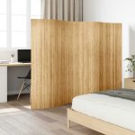vidaXL Room Divider Bamboo 250 x 165 cm Nature – Zboží Dáma
