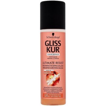 Gliss Kur Ultimate Resist regenerační expres balzám pro slabé vyčerpané vlasy 200 ml