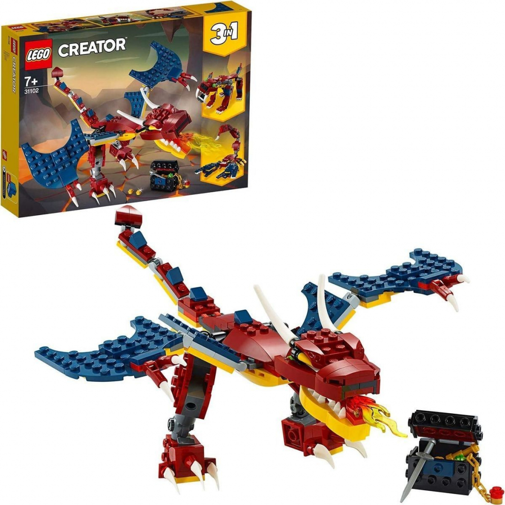 LEGO® Creator 31102 Ohnivý drak od 499 Kč - Heureka.cz