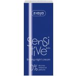 Ziaja Sensitive Skin zpevňující noční krém redukující podráždění 50 ml – Zboží Dáma