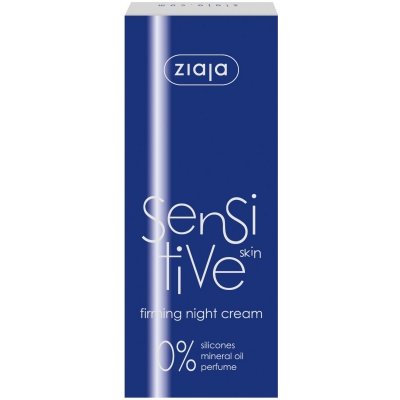 Ziaja Sensitive Skin zpevňující noční krém redukující podráždění 50 ml