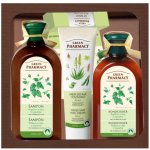 Green Pharmacy Herbal Care čisticí šampon pro normální vlasy 350 ml + čisticí kondicionér pro normální vlasy 300 ml + krém na ruce s aloe vera 100 ml + balzám na rty 3,6 g dárková sada – Zbozi.Blesk.cz