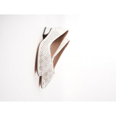 Karisma dámské lodičky zlaté s jemným metalickým vzorem – Zboží Mobilmania