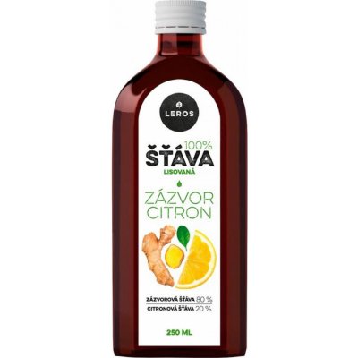Leros Lisovaná šťáva Zázvor & citron 25 ml – Hledejceny.cz