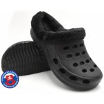 FLAMEshoes dámské zateplené clogsy A-002-M černé – Hledejceny.cz
