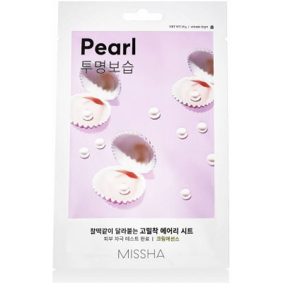 Missha Pleťová maska s výtažkem ze ženšenu Airy Fit Sheet Mask Pearl - 19 g 1 ks – Hledejceny.cz
