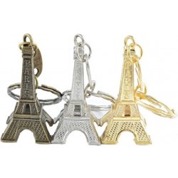 Přívěsek na klíče Eiffelova věž zlatá přívěsky na klíče - Nejlepší Ceny.cz