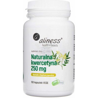 Aliness Natural Quercetin 250 mg 100 vegetariánských kapslí – Hledejceny.cz