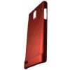 Pouzdro a kryt na mobilní telefon Huawei Pouzdro Huawei Color Shell Huawei Ascend P1 červené
