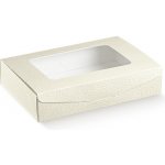 Scotton KRABICE NA CUKROVÍ S OKÉNKEM bílá kůže 24x16x5cm – Zboží Dáma