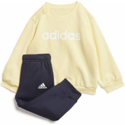 adidas dětská tepláková souprava I LIN FL JOG IZ4970 žlutá