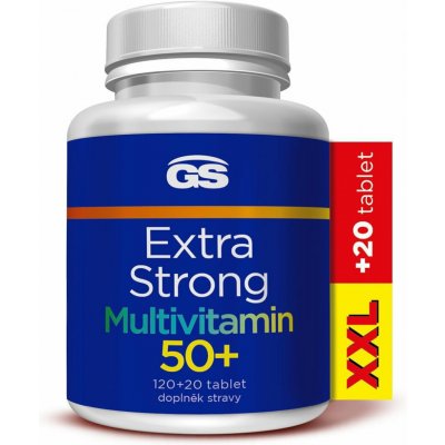 GS Extra Strong Multivitamin 50+ XXL 140 tablet – Hledejceny.cz
