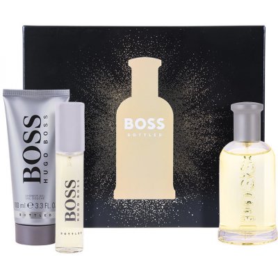 Hugo Boss Boss No. 6 Bottled EDT 100 ml + sprchový gel 100 ml + EDT 10 ml dárková sada – Zboží Mobilmania