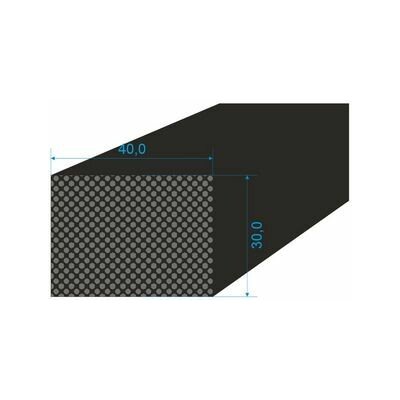 023040 Profilové těsnění 30x40 plné | Zboží Auto
