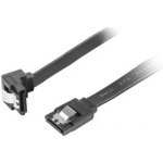 LANBERG SATA III datový kabel (6GB/S) F / F 50cm, úhlový, kovová západka, černý CA-SASA-13CU-0050-BK – Zboží Mobilmania