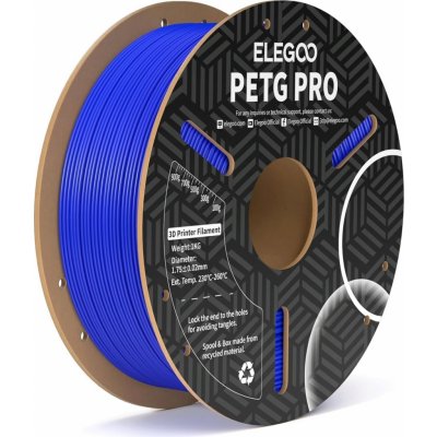 Elegoo PETG PRO 1,75mm 1 kg Blue 50.203.0201 – Zboží Živě