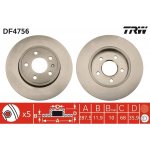 Brzdový kotouč TRW DF4756