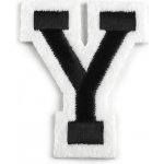 Nažehlovačka písmena Varianta: 25 "Y" černá, Balení: 1 ks – Zboží Dáma