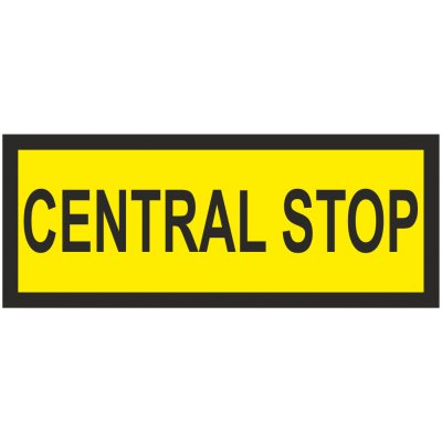 CENTRAL STOP 2 samolepící vinylová fólie 150x50mm-4ks – Sleviste.cz