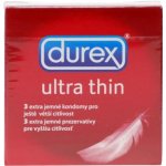Durex Feel Thin Ultra 3 ks – Zboží Mobilmania